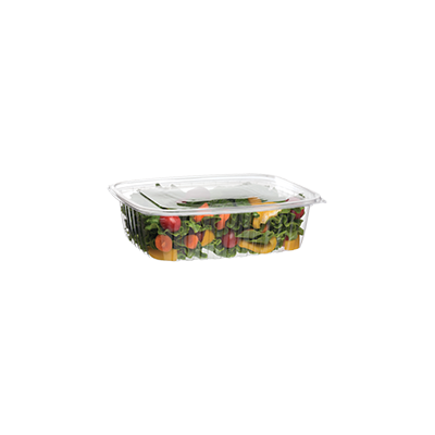 Compostable Deli Container with Lid - Rectangle 48 oz | 1450 ml
