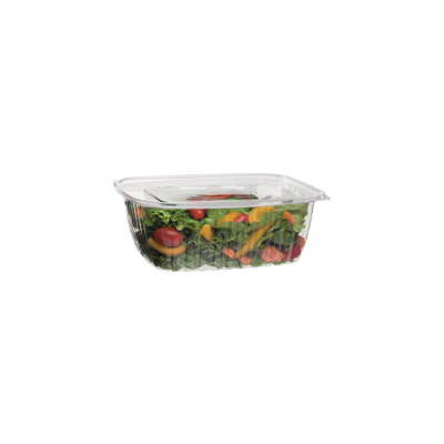 Compostable Deli Container with Lid - Rectangle 64 oz | 1800 ml