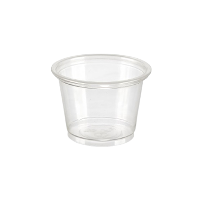 Compostable Portion Pot with Lid 1 oz | 30 ml