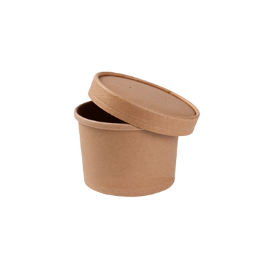 Revive Kraft Soup Cup with Lid 8 oz | 240 ml